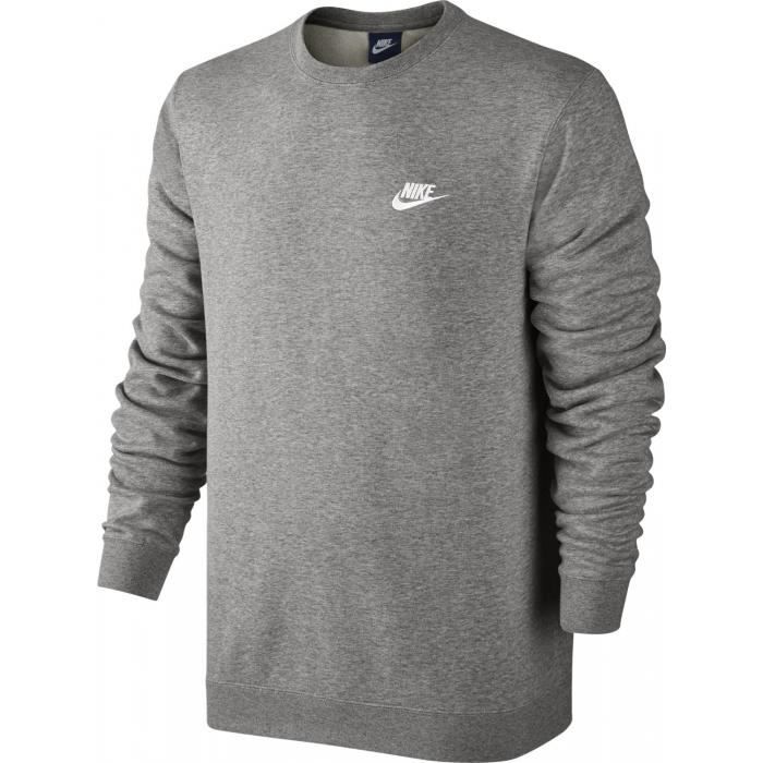 Nike - Sweat Sportswear Crew FT - 804342 Gris - Achat / Vente sweatshirt - BientÃ´t le Black 