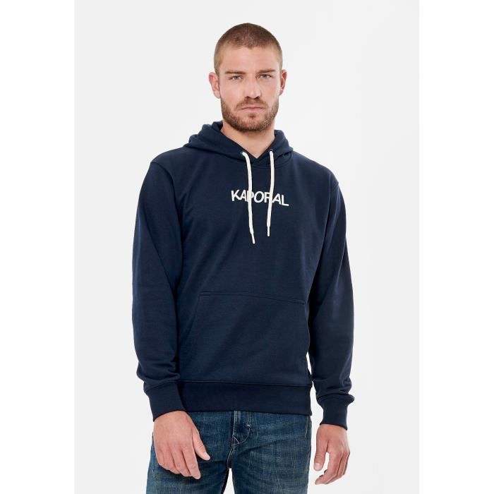 KAPORAL Sweat bleu marine homme PARK Bleu Cdiscount Pret a Porter