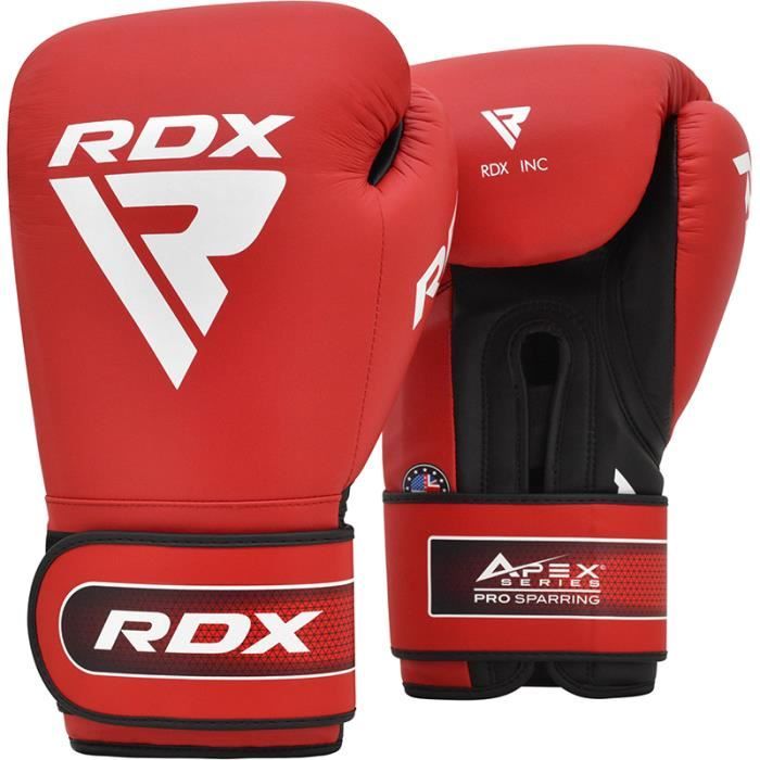 rdx apex rouge 10oz gants de boxe sparring/entraînement crochet & boucle hommes & femmes poinçonnage muay thai kickboxing - rdx - bg