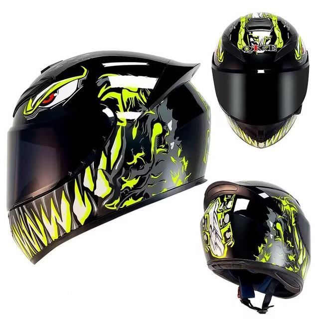 S-NO12)Casque De Moto De Course De Cross-country, Casque De Sécurité