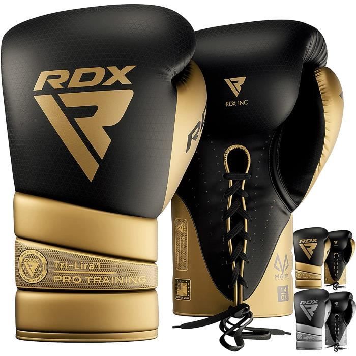 Acheter FIVING 10 12 14 16oz Gants De Boxe En Cuir PU Muay Thai Guantes De Boxeo Combat Gratuit MMA Sac De Sable Gant D'entraînement Pour Hommes