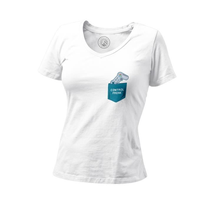 Tee shirt manette top de jeu femme