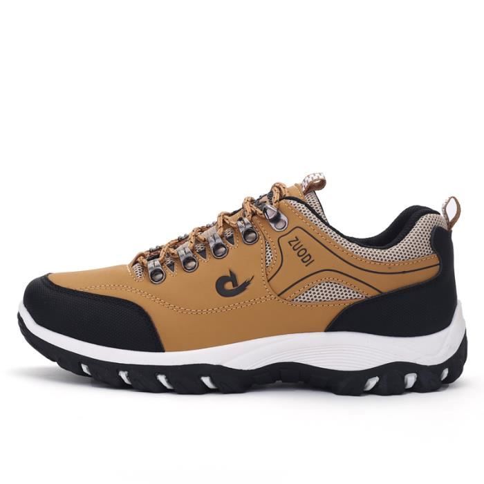 Chaussures De Marche Homme Imperméables Sans Lacets - Confort Orthopédique, Semelle Anti-Dérapante | Taille 46/280mm