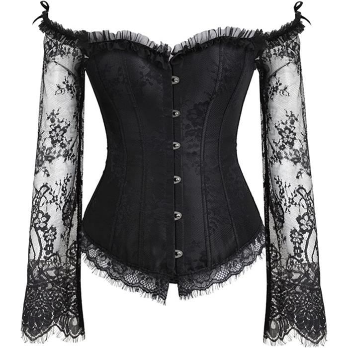 Veste SurvÃªtement Femme Amazon Corset Noir Femme Femmes