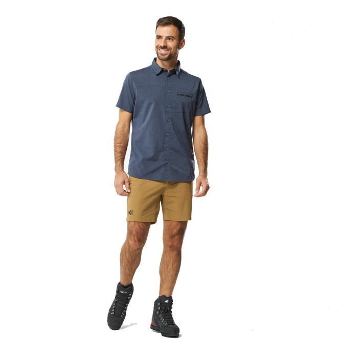 Chemise Millet Arpi Shirt Beige Homme Randonnee Manches courtes Respirant Beige Cdiscount Sport