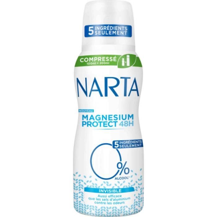 Narta Magnésium Protect Déodorant Invisible Spray 100ml Cdiscount Au