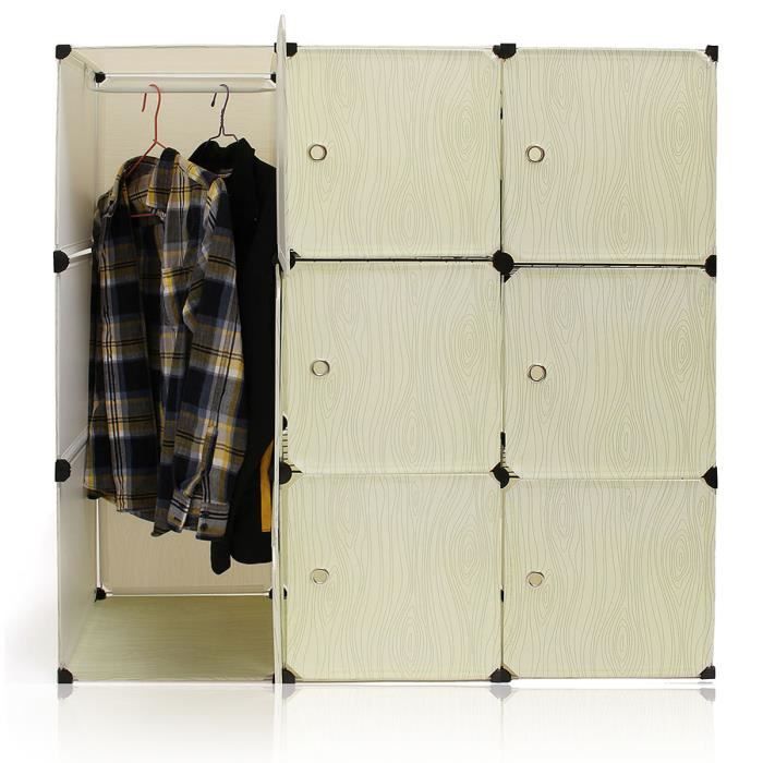 Tempsa 9 Cube Penderie Portable Pour Vetements Suspendus Combinee