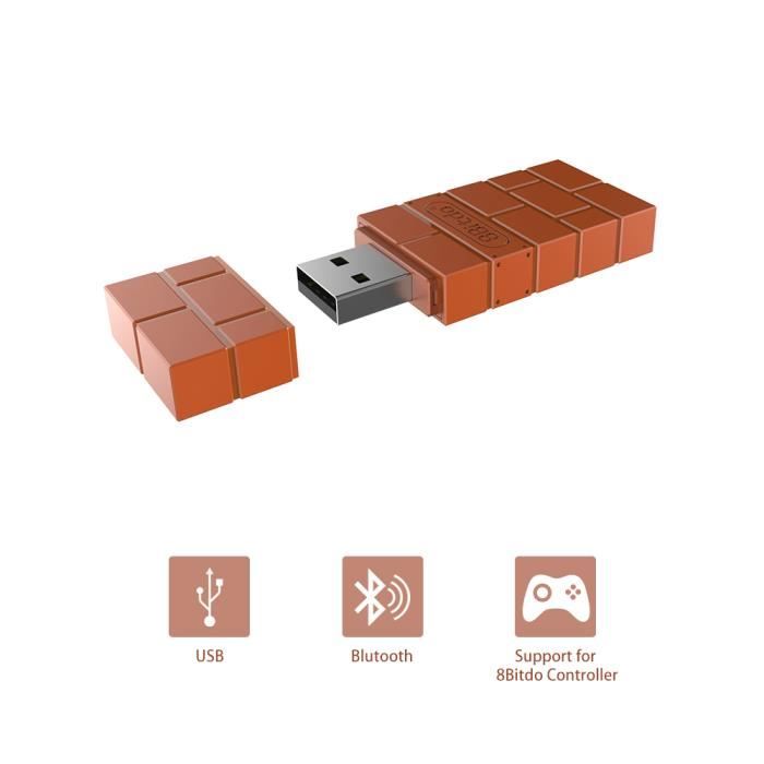 Adaptateur Bluetooth Sans Fil Usb Pour 8bitdo Ps3 Xbox Un Controleur Portable Receiver Pour Pc Mac Achat Vente Adaptateur Manette Adaptateur Bluetooth Sans F Cdiscount