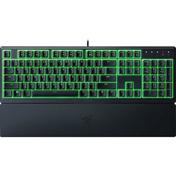 Clavier – RAZER – Ornata V3 X – Membrane Hybride – Repos Ergonomique – Rétroéclairé RGB