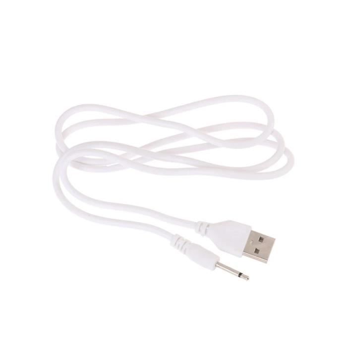Cble chargeur USB DC 2.5 pour vibromasseur,1 pice,pour jouets adultes  rechargeables,alimentation universelle- White[E5096] - Cdiscount Tlphonie