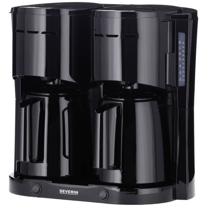 Severin KA 9315 Cafetière noir Nombre de tasse=16 verseuse thermofuge