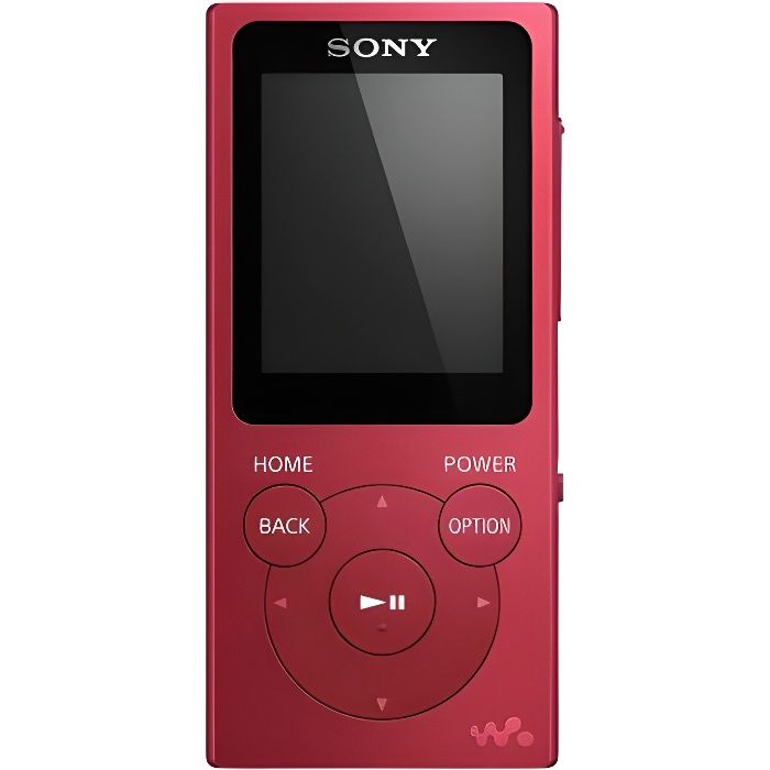 Lecteur Audio Portable Walkman SONY 8Go Rouge - USB 2.0 - Ecouteurs binauraux