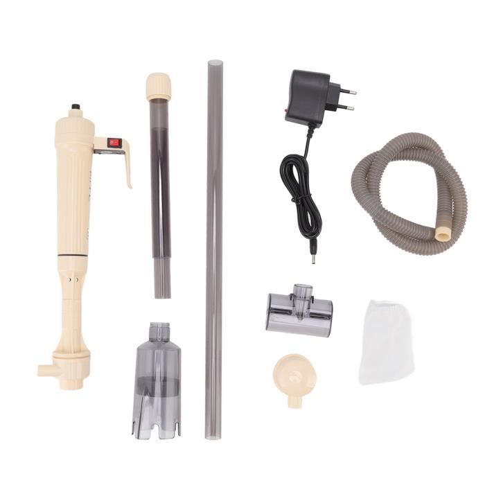 Meilleurs prix pour COC-7842372510496-Changeur d'eau d'aquarium Nettoyeur électrique de Gravier D'aquarium, Ensemble D'outils de Nettoyage Sous animaler