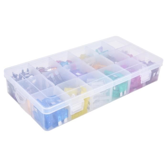 Tbest Blade Fuse Assortment, Corrosion Resistance Automotive Fuses 485Pcs for Electrical