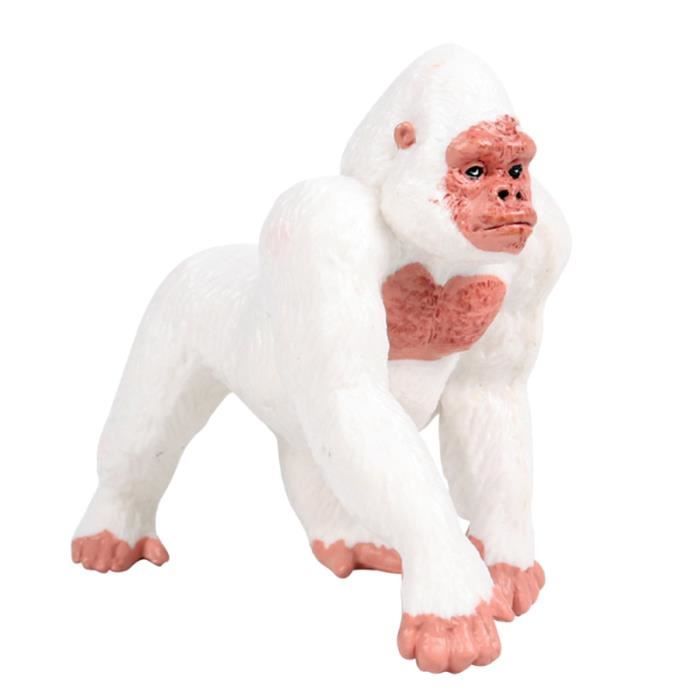 1pc Vivid Figurine Dessin Anime Ornement Bureau Decor Blanc Gorille Pour Chambre Figurine Miniature Personnage Miniature Cdiscount Jeux Jouets