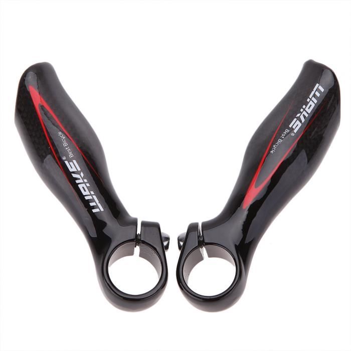 2Pcs guidon de velo VTT fibre de carbone Bar Ends 22.2mm Cdiscount Sport