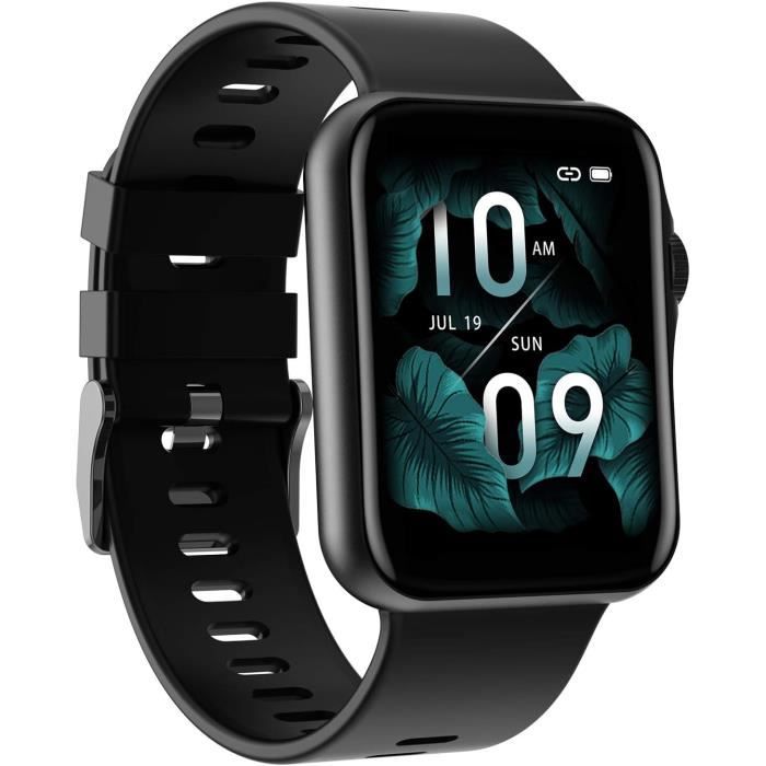 Montre Connectée Bracelet Tracker Activité - Compteur Pas, Cardio, Sommeil, Notifications