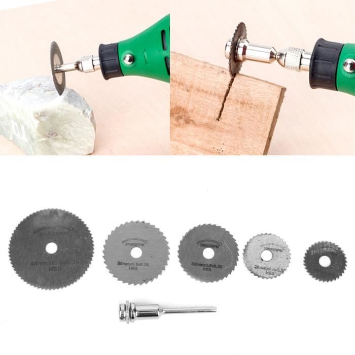 Lot De 5 Tiges De Découpe Acier Haute Vitesse Pour Mini Perceuse - Neuf