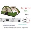Freetime-Grande Tente de camping familiale Galaxy 4/5 personnes-1