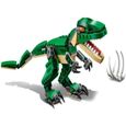LEGO 31058 Creator 3-en-1 Le Dinosaure Feroce, Jouet de Construction, Figurines Dinosaures, T. Rex, Triceratops et Pterodacty-1