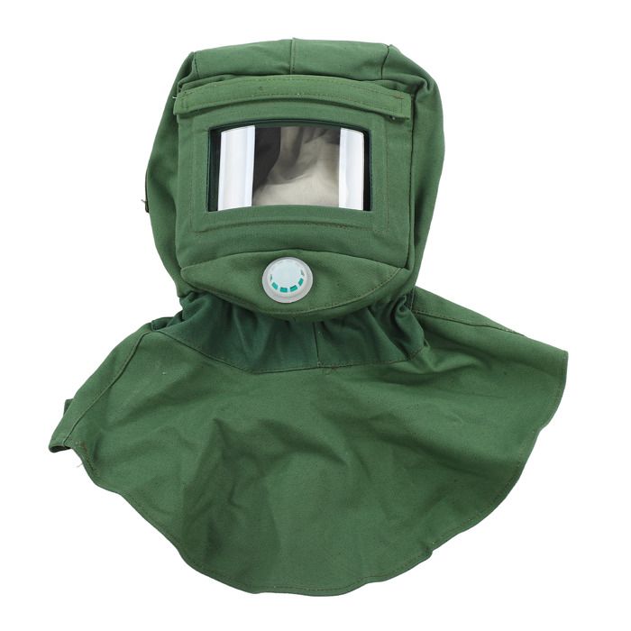 Capot De Protection Visage Sablage - Masque Anti Poussière Vent Avec Écran Transparent