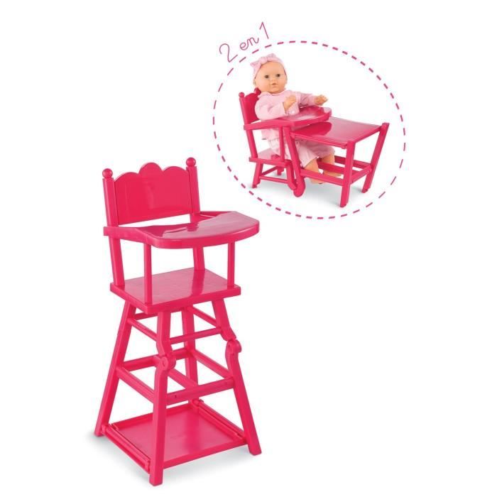 Chaise haute poupee shop corolle