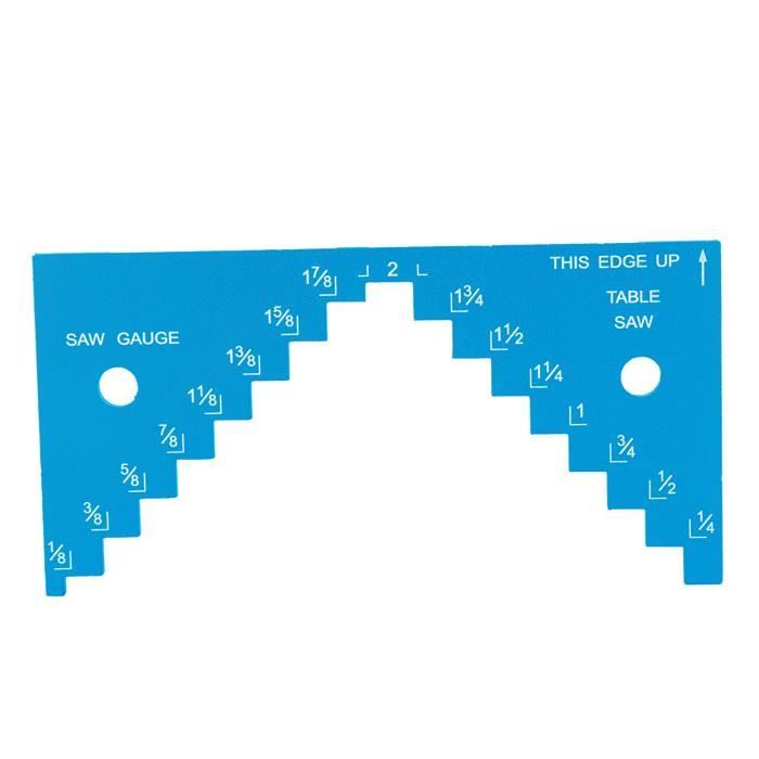 Jauge De Profondeur & Hauteur 2-en-1 En Aluminium – Outil Précis Pour Scie De Table & Toupie Bois