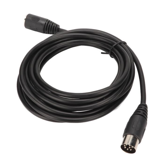 Câble adaptateur DIN 8 broches, câble de rallonge pour haut-parleur  microphone AV 9.8ft - Cdiscount TV Son Photo