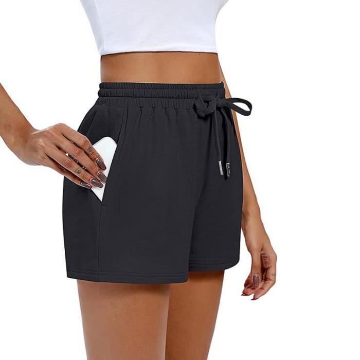 Shorts De Sport Décontractés Pour Femmes, Pantalons Droits, Taille Haute, Anti-marche Mince, Pantalons De Yoga à Trois Points, Pantalons Chauds