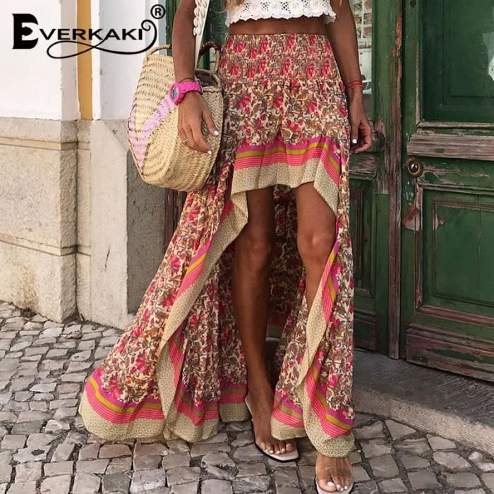Jupe Jupe longue nouvelle mode printemps t 2020 imprim