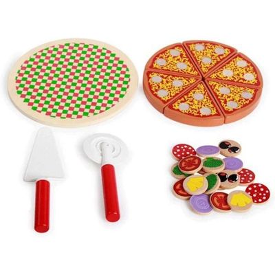 Pizza Bois Pizza Cuisine Enfant Ensemble,Pizza Bois Bébé,Pizza Simulation Cuisine,Aliments Dinettes Jouer Cuisine,Educational and Creative Toy,Meilleurs Cadeaux pour garçons et Filles