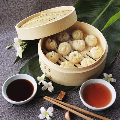 Cuiseur vapeur en bambou de 25 cm (10 po) à 2 niveaux, panier à raviolis asiatique traditionnel pour la cuisson des légumes, Dim Sum, Bao, fruits de mer – Cuiseur vapeur alimentaire Cuiseur vapeur en bambou de 25 cm (10 po) à 2 niveaux, panier à raviolis asiatique traditionnel pour la cuisson des légumes, Dim Sum, Bao, fruits de mer – Cuiseur vapeur alimentaire