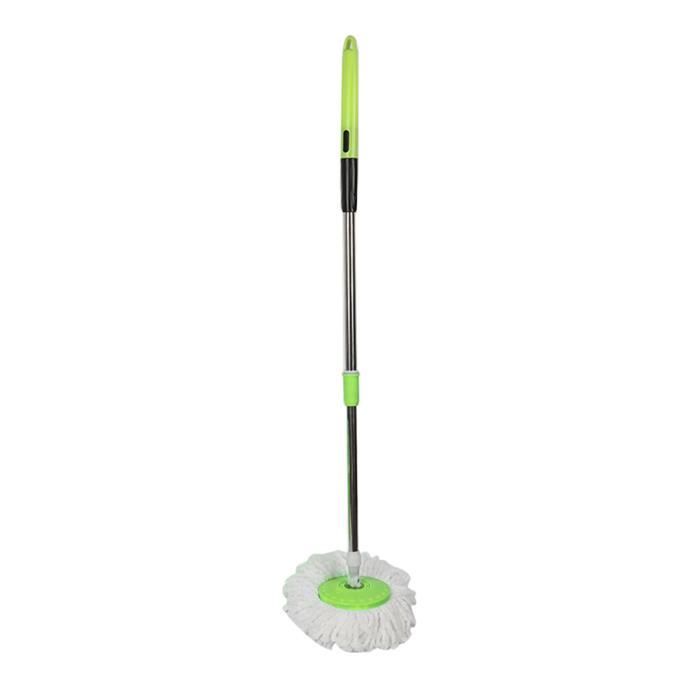 Serpillière Microfibre Rotative Swetfela - Seau Essoreur 360° - 6 Tampons Réutilisables - Nettoyage Sol