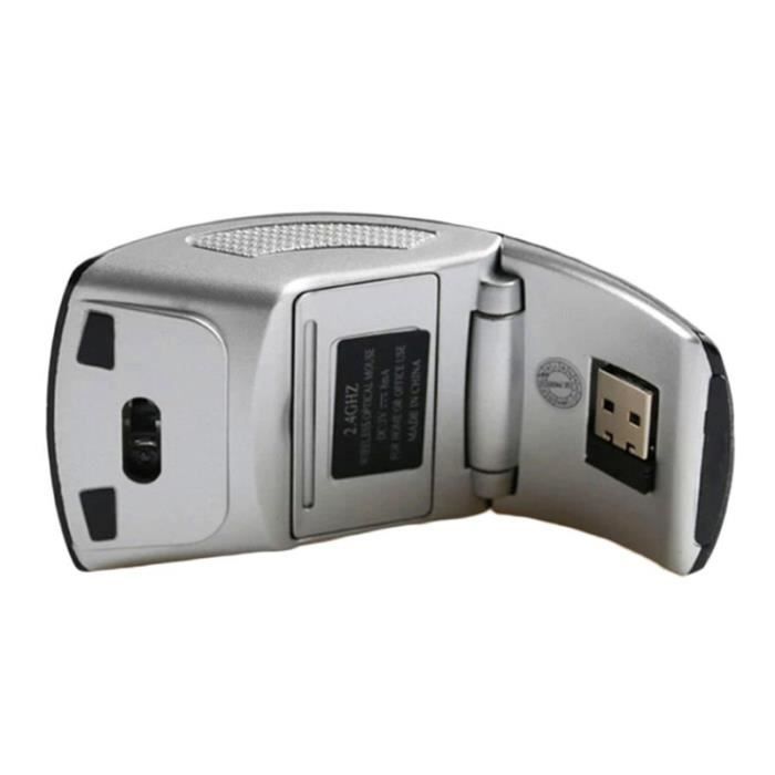 ASHATA Souris sans fil, Souris pliable sans fil 2,4 G, Souris souris arc  ergonomiques, avec récepteur USB, avec sensation de main - Cdiscount  Informatique