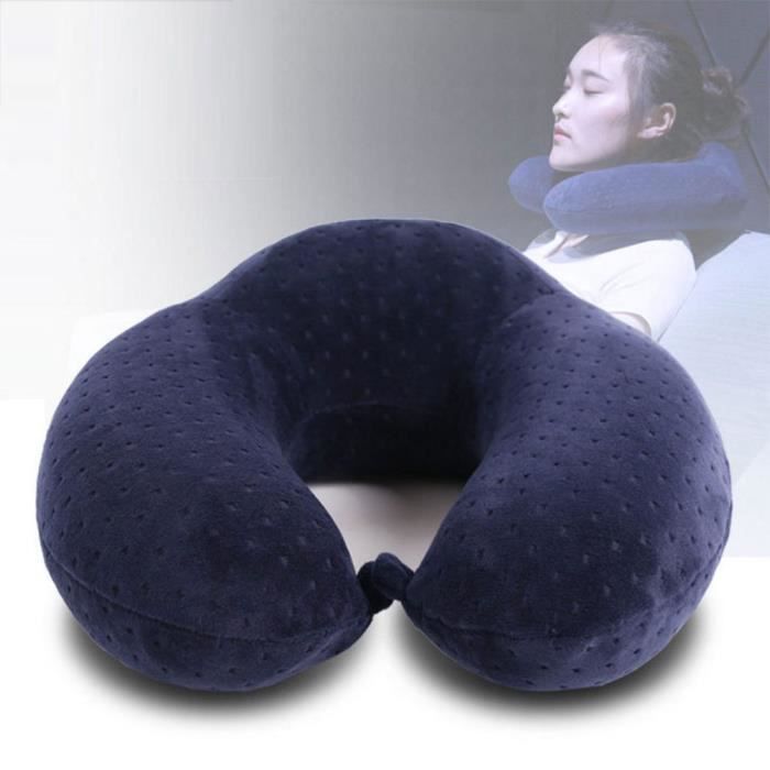 Oreiller de voyage portable en forme de U en ... - Leroy Merlin