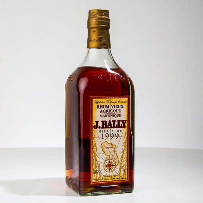 Rhum vieux J. BALLY - Millésime 1999 - 43° - 70cl - La cave