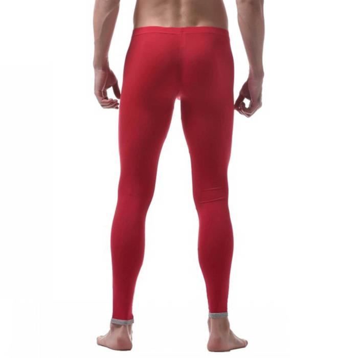 Leggings Homme Sport - Pantalon De Compression Pour Course, Basket, Fitness | Respirant, Anti-Transpiration, Taille Orange L - 11