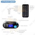 Transmetteur FM Bluetooth sans fil USB voiture audio maison musique adaptateur radio chargeur MP3 mains libres iPhone allume-3