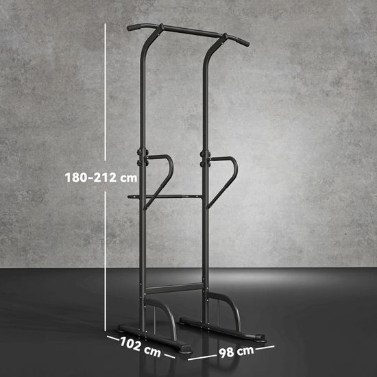 Chaise Romaine SIHAO / VEVOR - Barre De Traction, Réglable, Supporte 100 Kg, Idéale Pour Les Dips Et Tractions