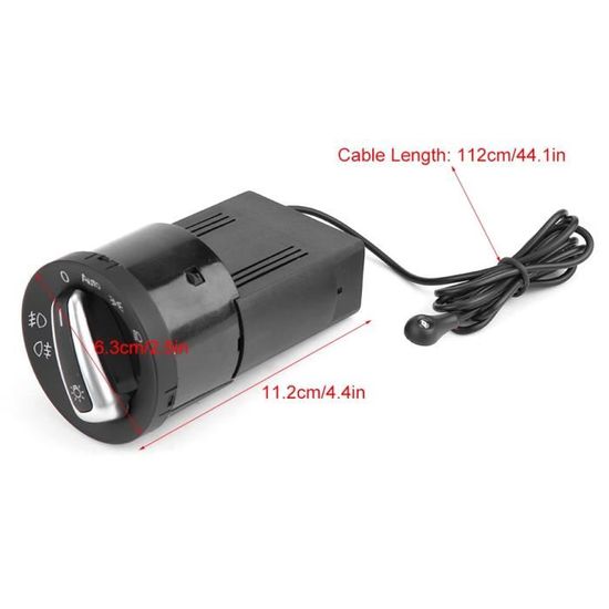 Interrupteur De Phare Avec Module De Capteur De Lumière, Interrupteur De Commande De Lampe De