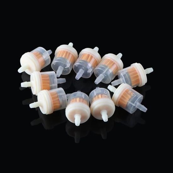 10 Filtres à Essence Magnétiques MEXRUMI 7mm - Pour Kart, Moto, Scooter - Nettoyage Carburant Aimanté