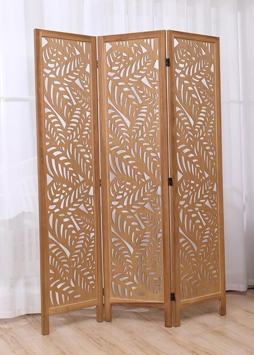 Paravent Interieur Lot De 10 Cloisons Murales En Bois Du Sol Au Plafond, Lattes De Su00e9paration En Bois Pour Salon, Maison, Bureau, Entru00e9e, Du00e9coration, Pas Besoin De Percer ( Color
