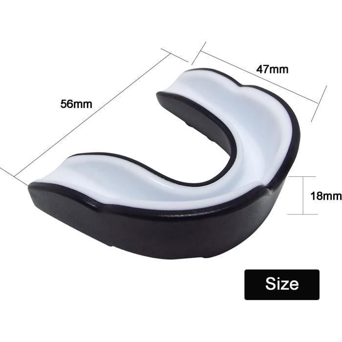 Protege Dent Kisbeibi Protège-dents Avec Sangle - Boxe, Rugby, Hockey, Arts Martiaux, Protection Dents Silicone Noir/Blanc/Rouge équipement Arts Martiaux Protege Dent Kisbeibi Protège-dents Avec Sangle - Boxe, Rugby, Hockey, Arts Martiaux, Protection Dents Silicone Noir/Blanc/Rouge équipement Arts Martiaux