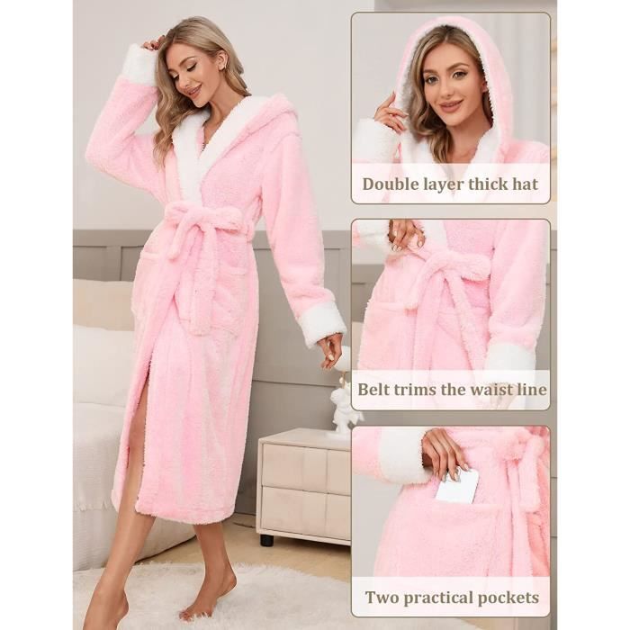 Peignoir femme sales polaire personnalisé