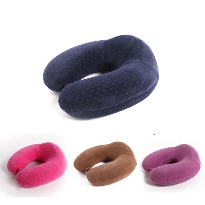 Oreiller De Voyage Coloré En Mousse à Mémoire De Forme