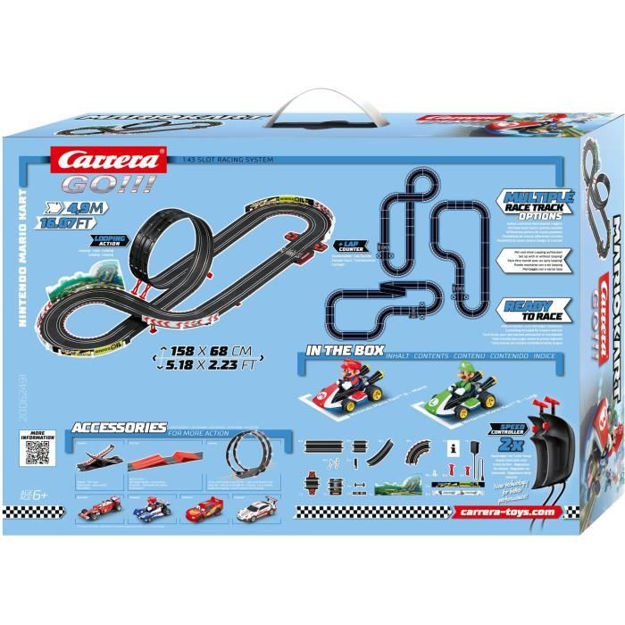 Circuit - CARRERA-TOYS - Carrera GO!!! Circuit Nintendo Mario Kart 8 -  Intérieur - Enfant - Mario - Mixte - Cdiscount Jeux - Jouets