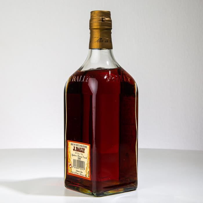 Rhum vieux J. BALLY - Millésime 1999 - 43° - 70cl - La cave