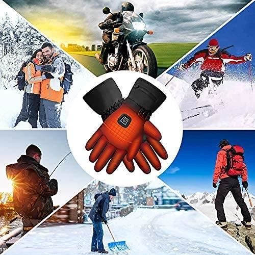 Gants Chauffants pour Homme et Femme - Sumairs - Batterie Rechargeable  5000mAh - Ski, Moto, Randonnée Noir-Gris - Cdiscount Sport