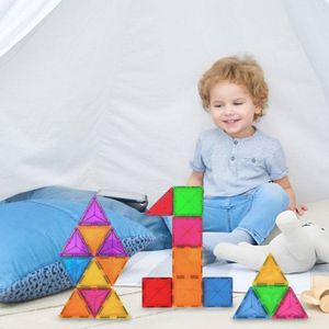 Jokooan Blocs De Construction Magnétiques 92 Pièces - Jeu Educatif Montessori Pour Enfants 4 5 6 Ans, Cadeau Idéal Anniversaire Et Noël