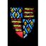 Panel Heraldique Avec Les Armoiries D Edouard Iii Roi D